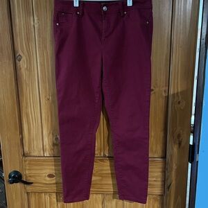Burgundy Pants